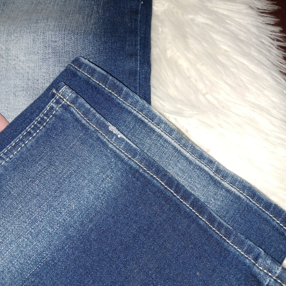 Men's 34/30 BUFFALO DAVID BITTON Six-x Straight Stretch Distressed DarkWash Jean - Picture 12 of 16